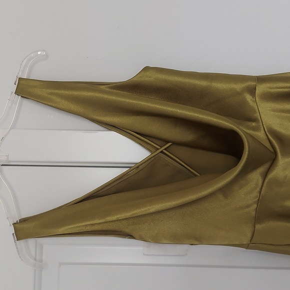 Jason Wu Collection Sleeveless Open Back Avocado Gown - Picture 5 of 7